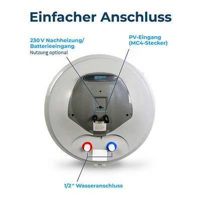 80 Liter Solar-Offgridboiler
