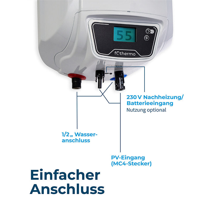 10 Liter  Solar-Offgridboiler
