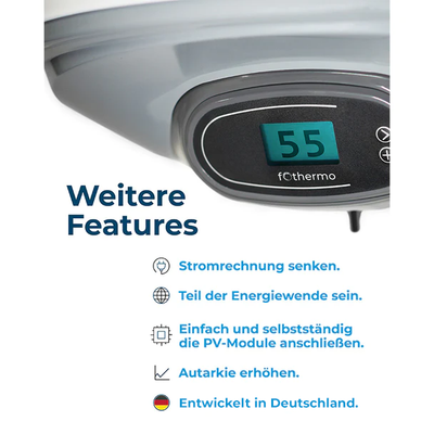 30 Liter Solar-Hybridboiler